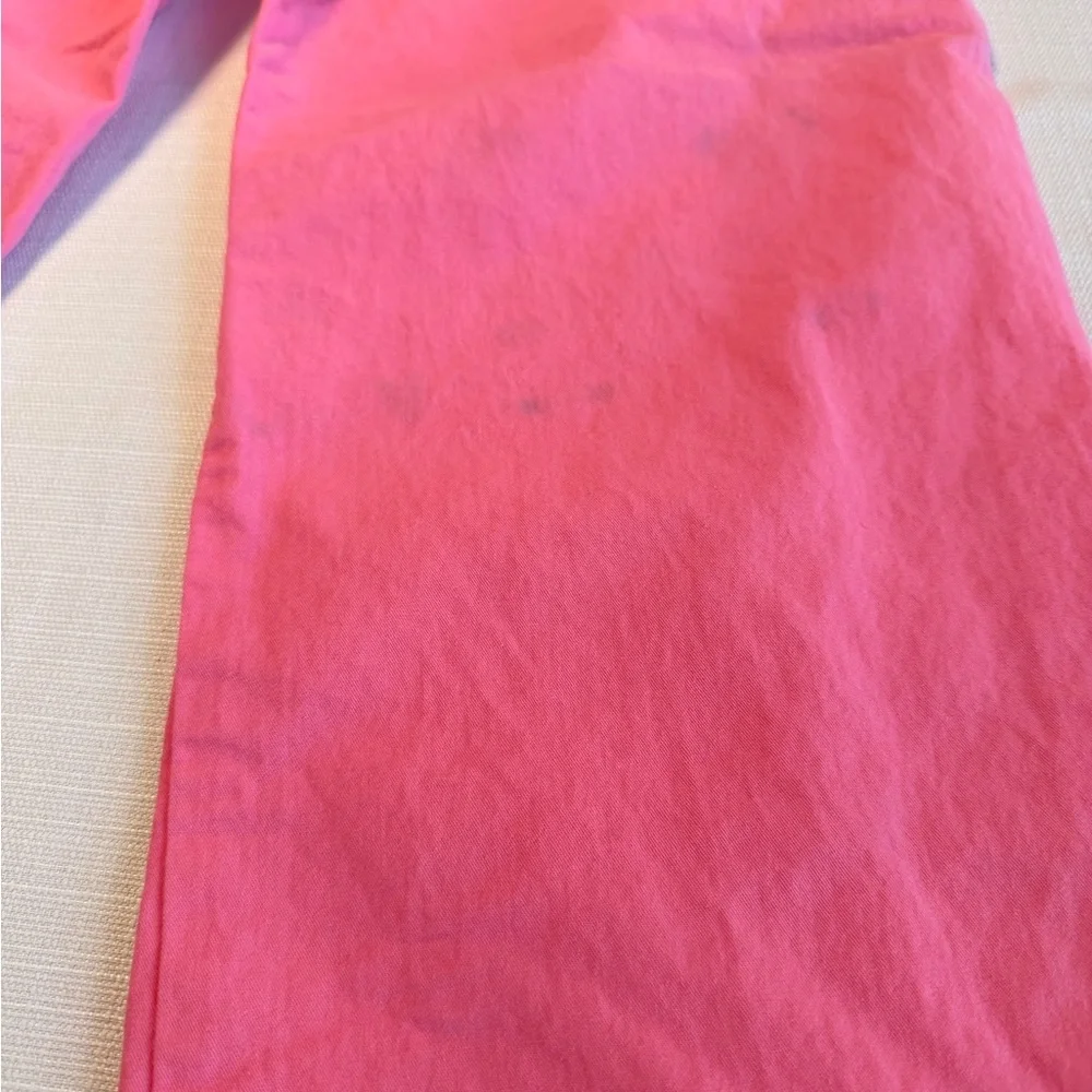 SHEIN High-Rise Straight Jeans in Bright Pink - Picture 7 of 11